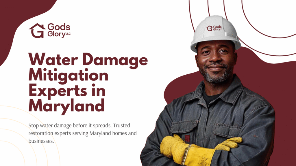 Water Damage Mitigation in Maryland